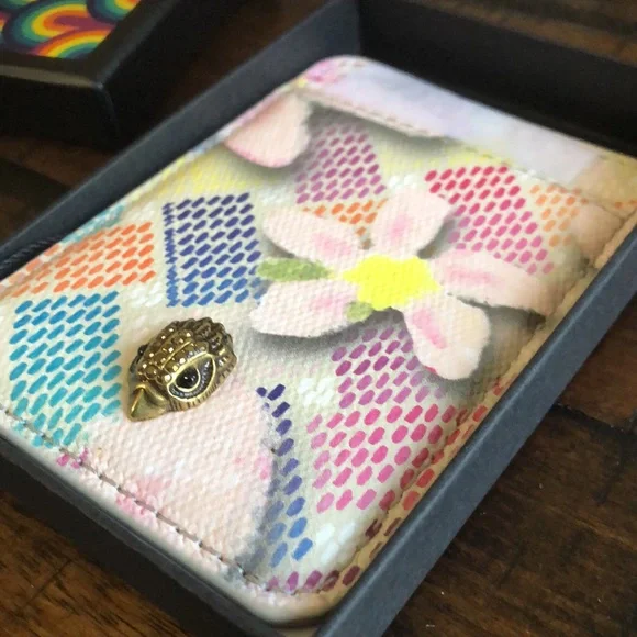 NIB Kurt Geiger Multicolor Card Holder